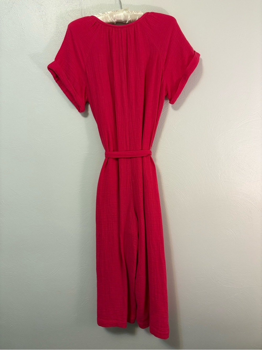 Tommy Bahama Button-Front Romper with Tie Waist Size S - Picture 2 of 3